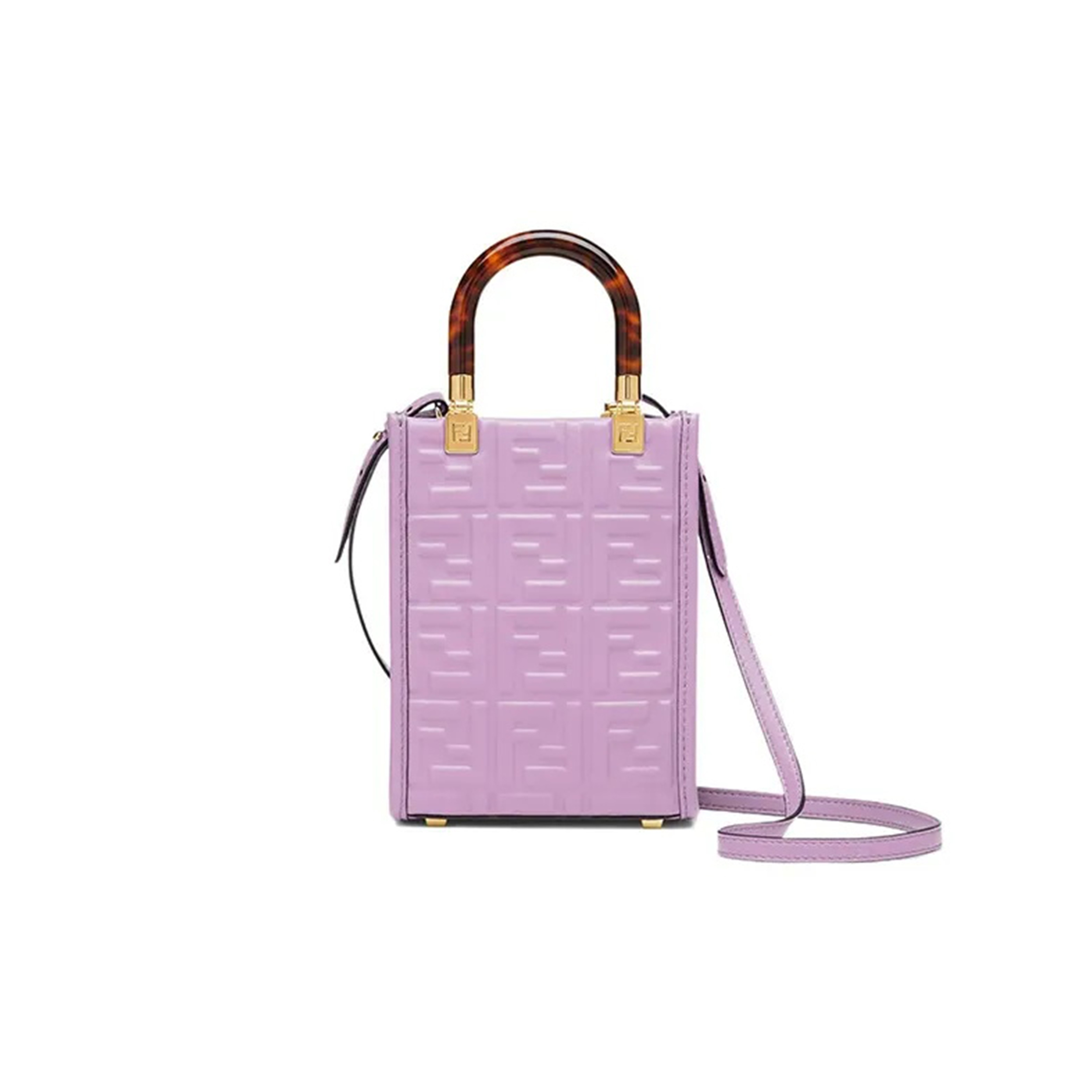FENDI LOGO LEATHER MINI BAG 8BS051AMCIF1JCO (18*13*6.5m)